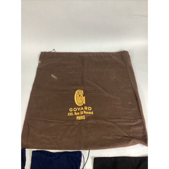 Goyard Fleece Drawstring Bag, 2 Prada Fleece Blue Bags & Dries Van Noten Bag - Picture 2 of 13